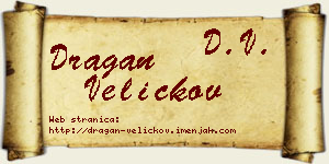 Dragan Veličkov vizit kartica